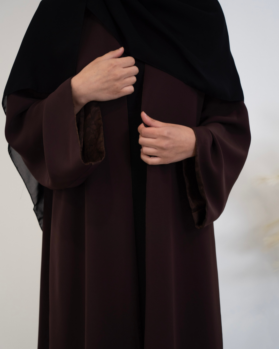 Double-Sided Abaya | Brown