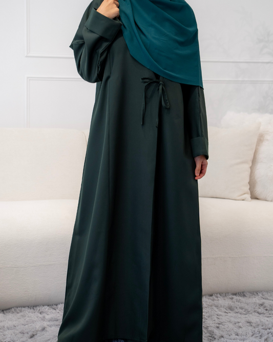 Side Wrap Abaya | Emerald