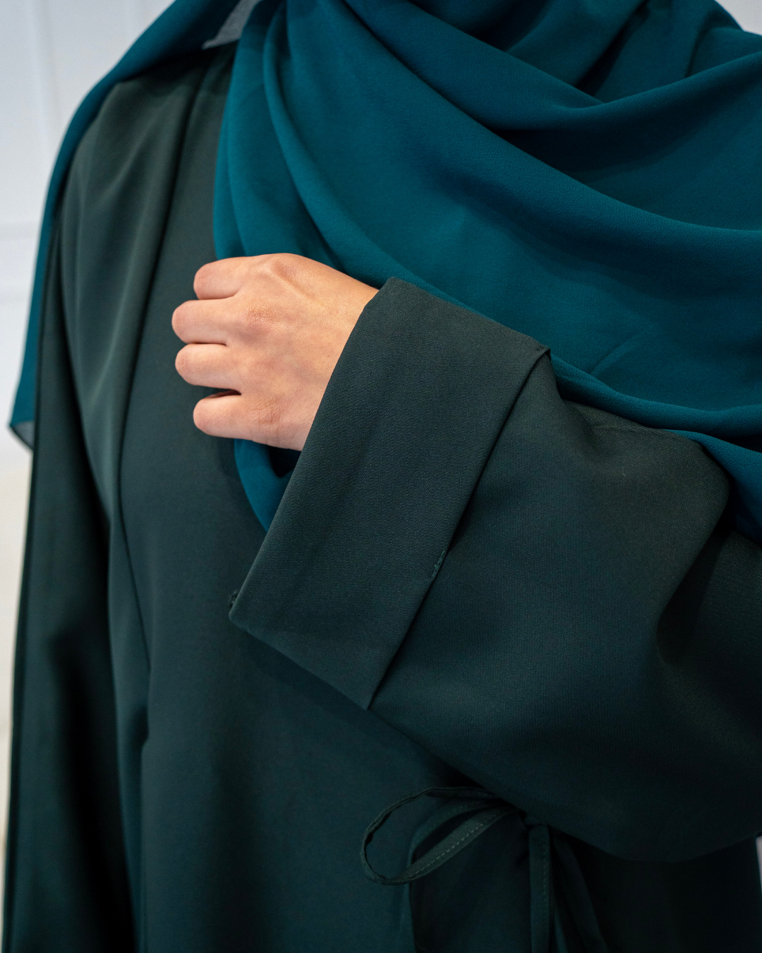 Side Wrap Abaya | Emerald
