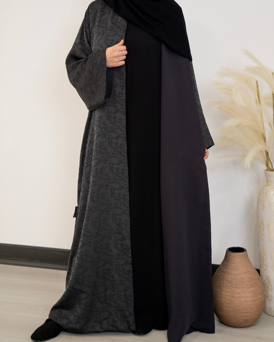 Double-Sided Abaya | Grey