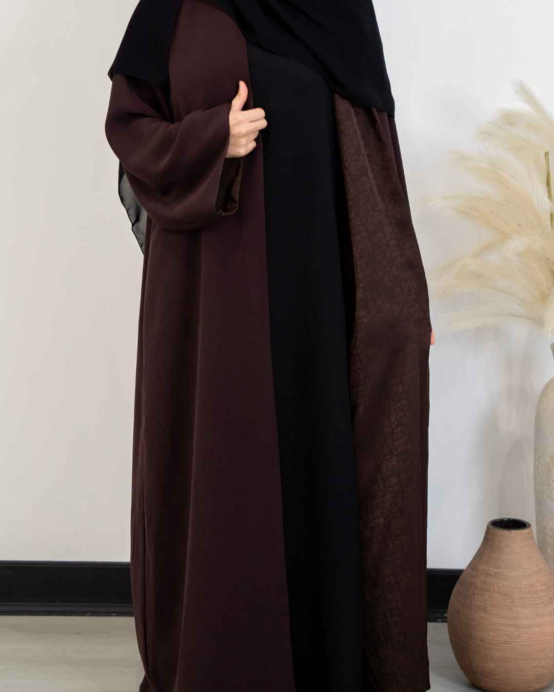 Double-Sided Abaya | Brown