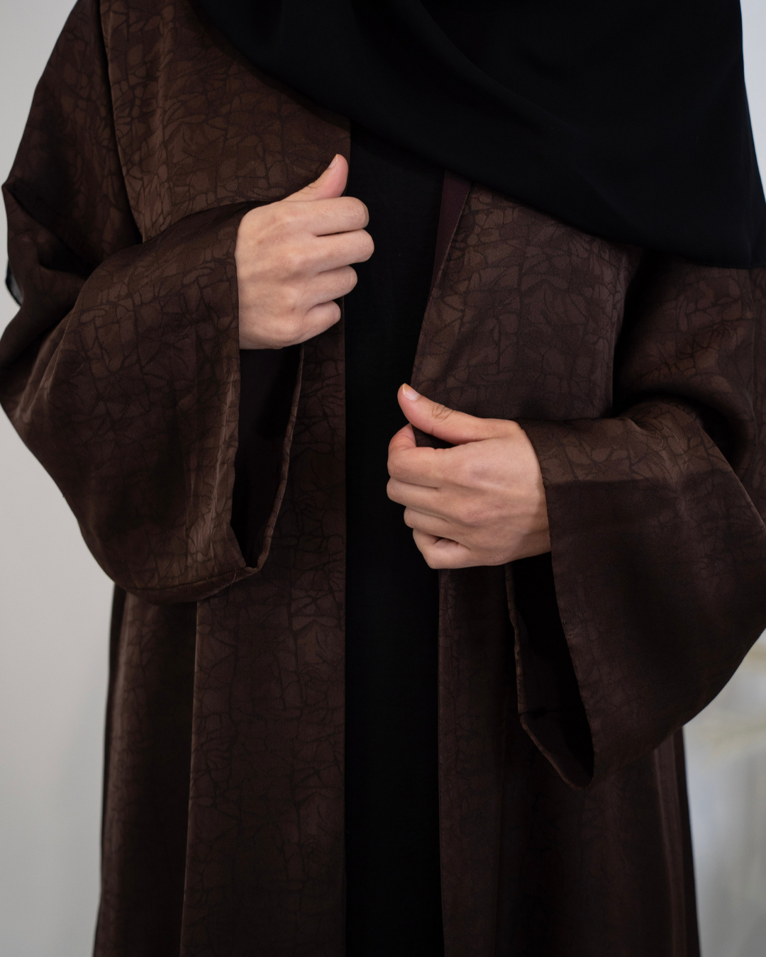 Double-Sided Abaya | Brown