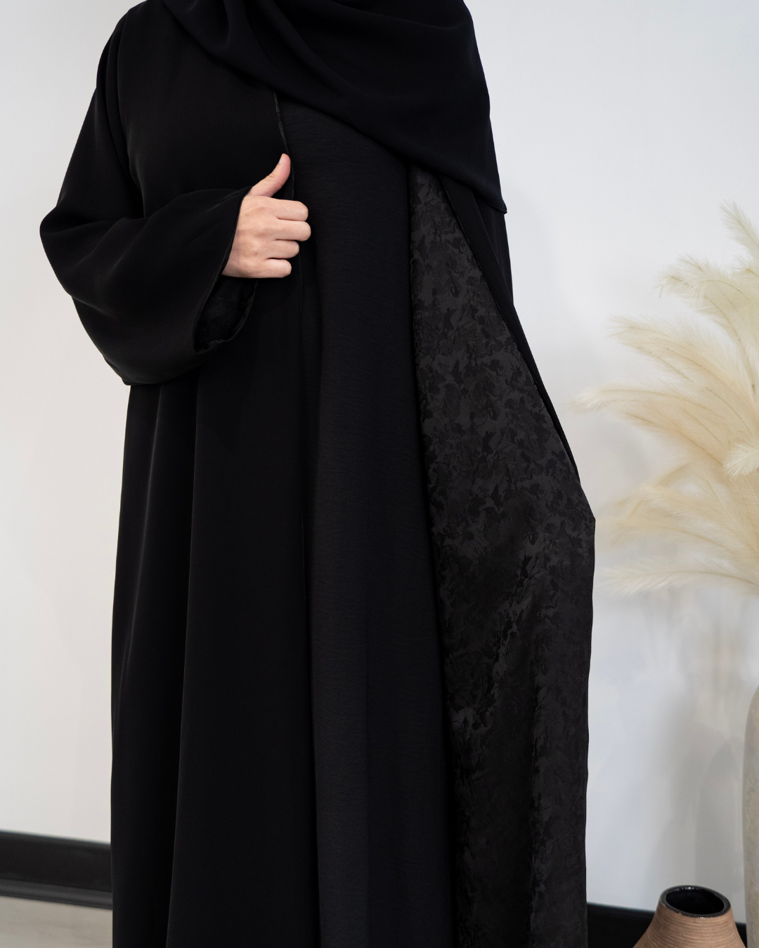 Double-Sided Abaya | Black
