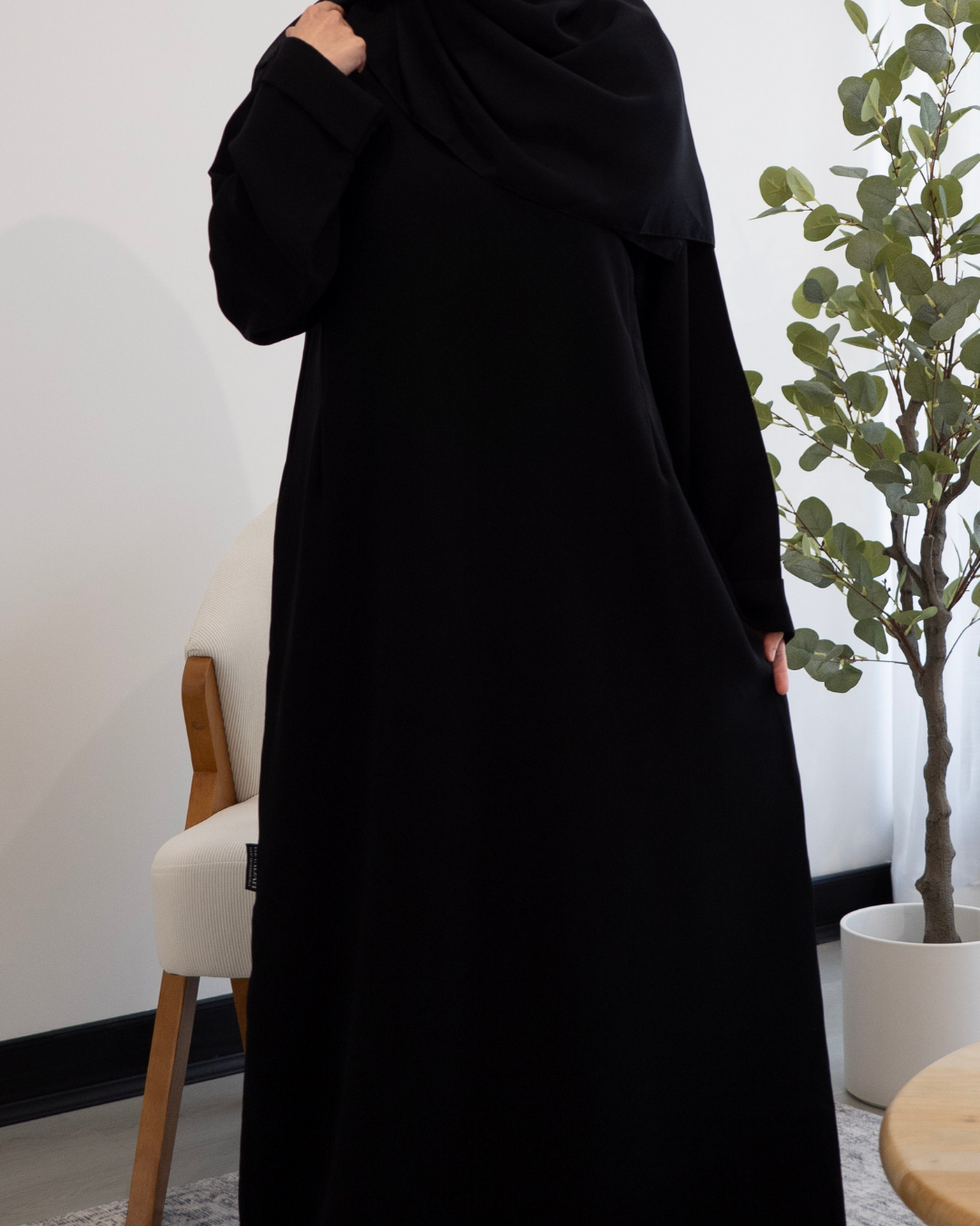 Breastfeeding Abaya | Black