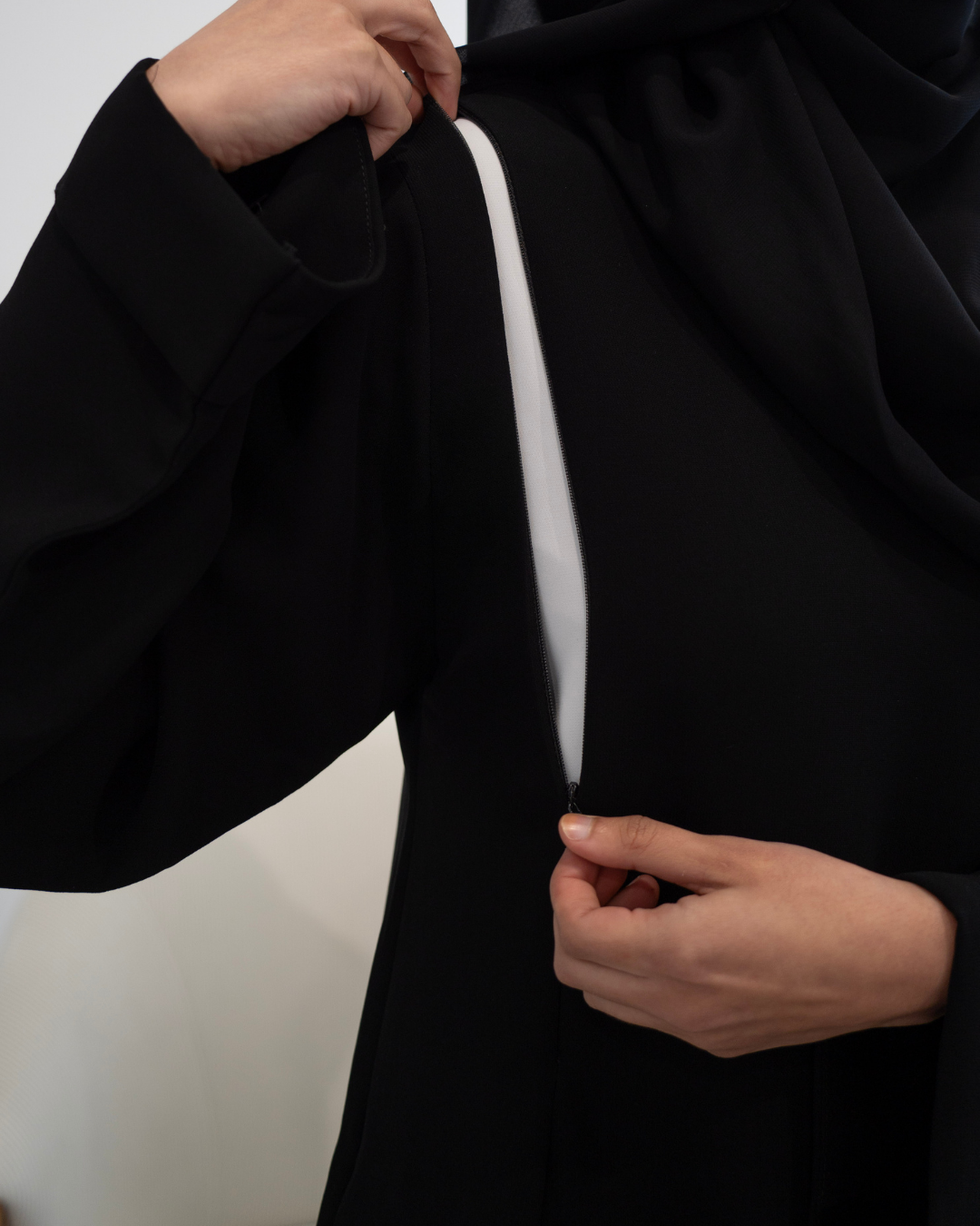Breastfeeding Abaya | Black