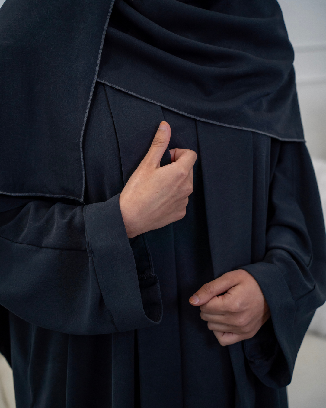 3 Piece Abaya Set | Black